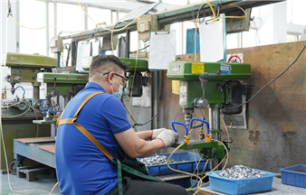 Post processing drilling and tapping teeth